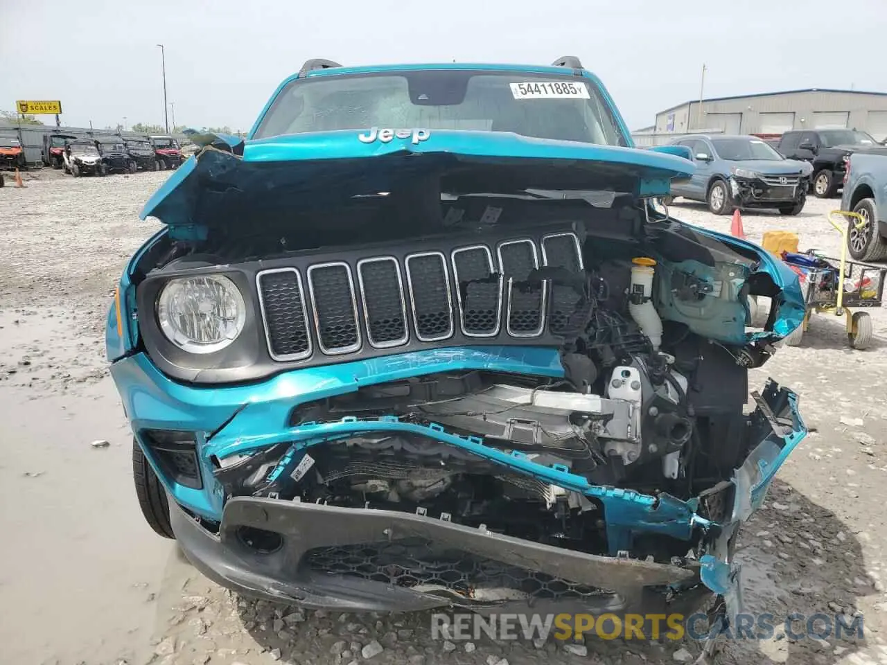 5 Photograph of a damaged car ZACNJDBB5MPM47526 JEEP RENEGADE 2021