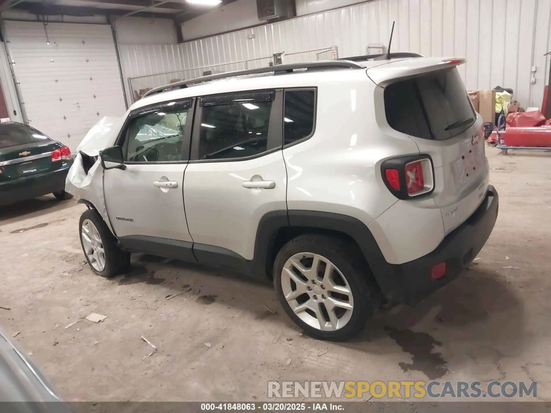 14 Photograph of a damaged car ZACNJDBB5MPM77688 JEEP RENEGADE 2021