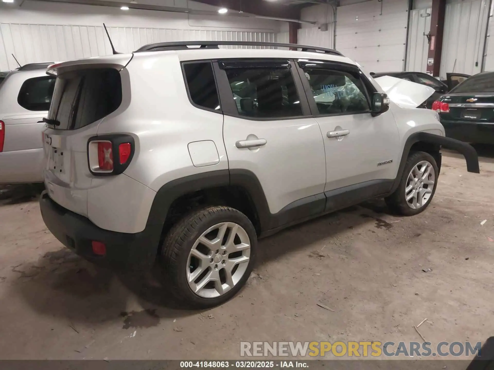 4 Photograph of a damaged car ZACNJDBB5MPM77688 JEEP RENEGADE 2021
