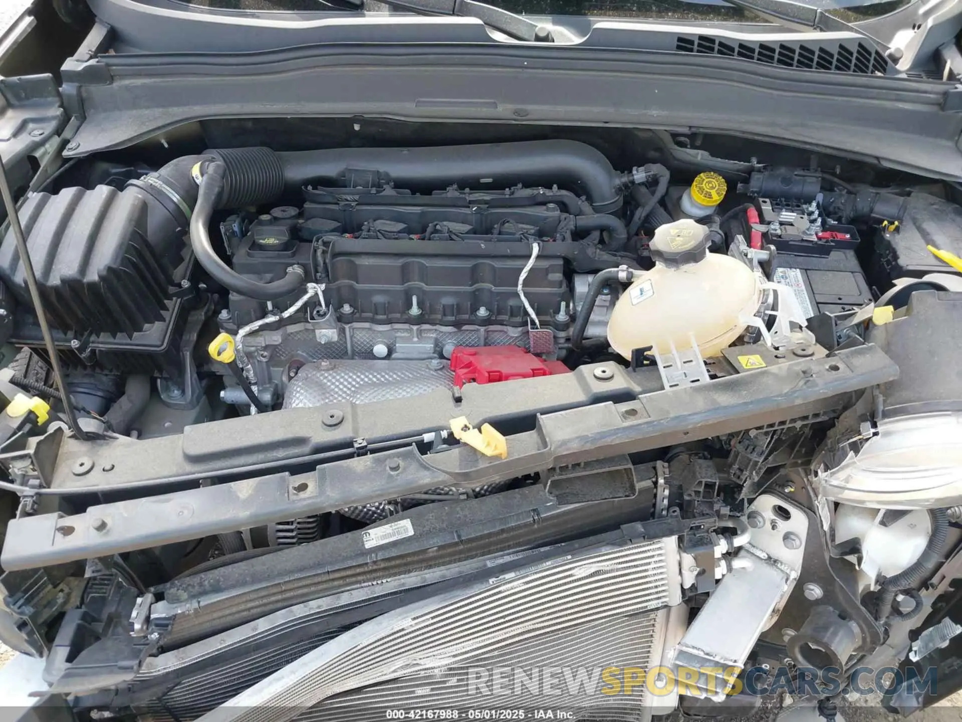 10 Photograph of a damaged car ZACNJDBB5MPN33810 JEEP RENEGADE 2021