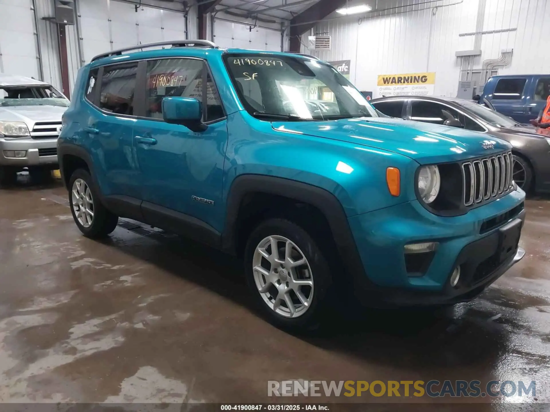 1 Photograph of a damaged car ZACNJDBB6MPM34798 JEEP RENEGADE 2021