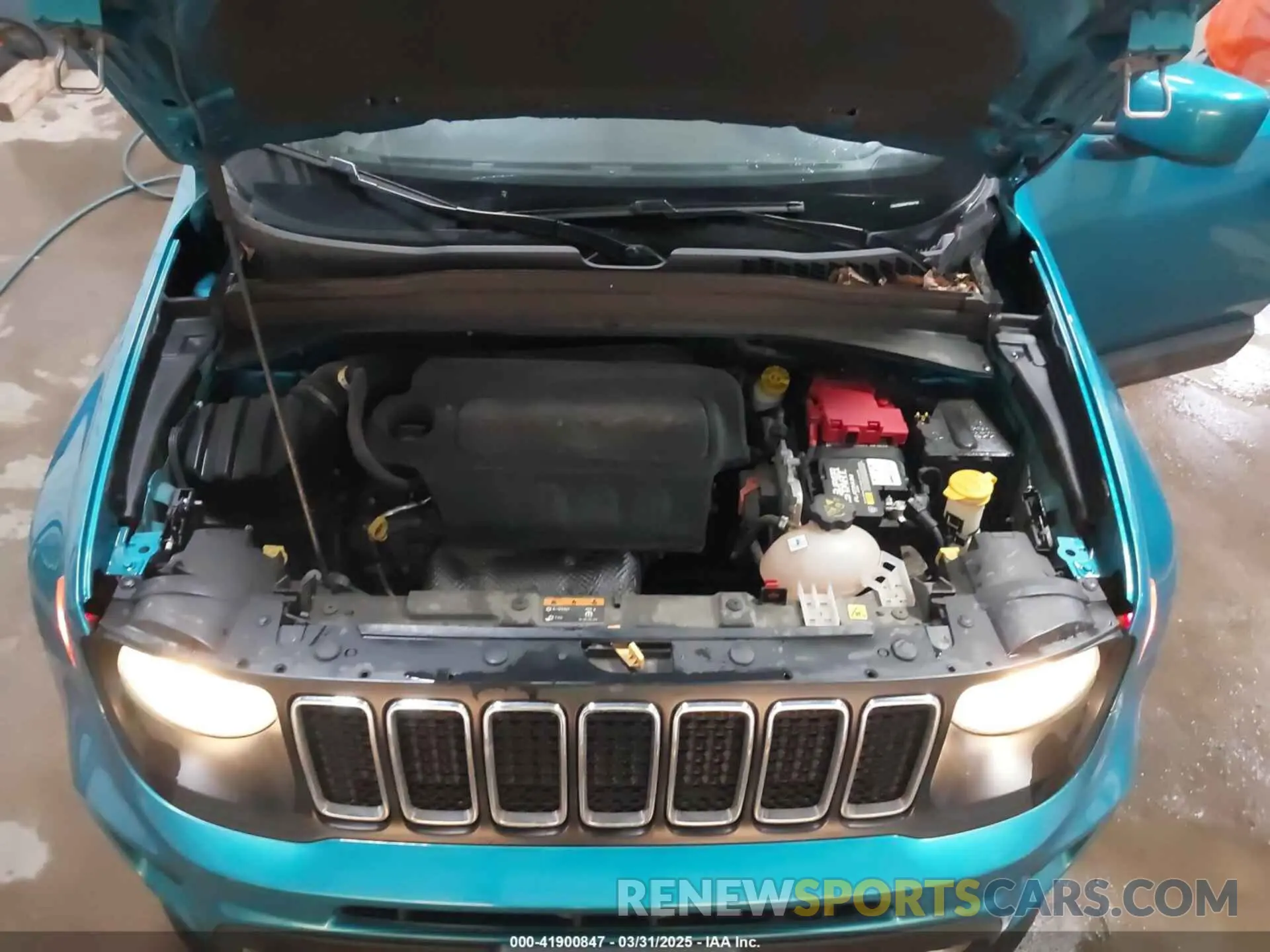 10 Photograph of a damaged car ZACNJDBB6MPM34798 JEEP RENEGADE 2021