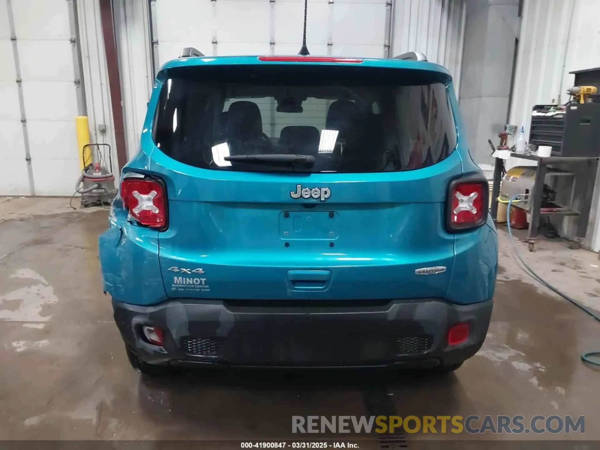 16 Photograph of a damaged car ZACNJDBB6MPM34798 JEEP RENEGADE 2021