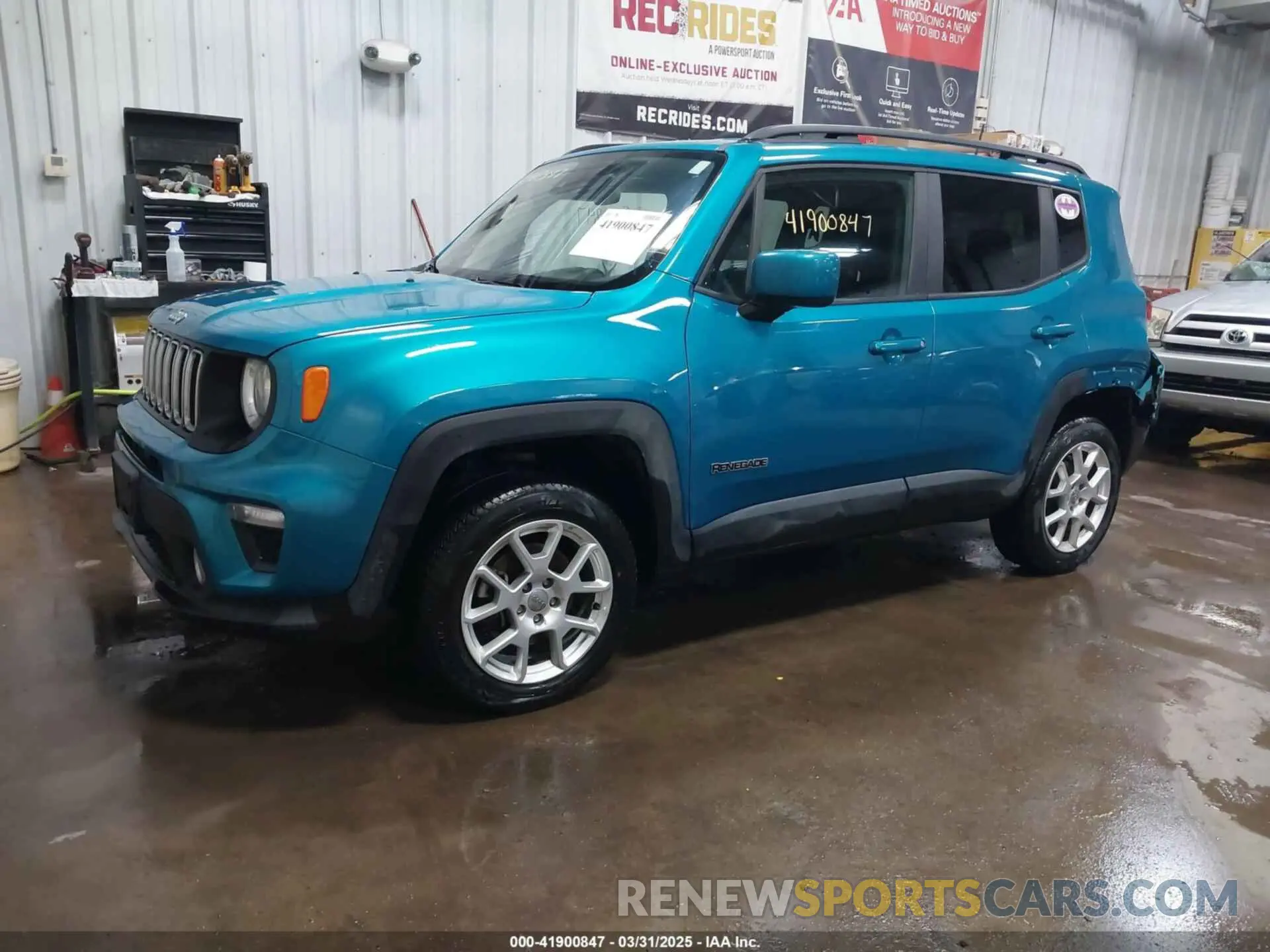 2 Photograph of a damaged car ZACNJDBB6MPM34798 JEEP RENEGADE 2021