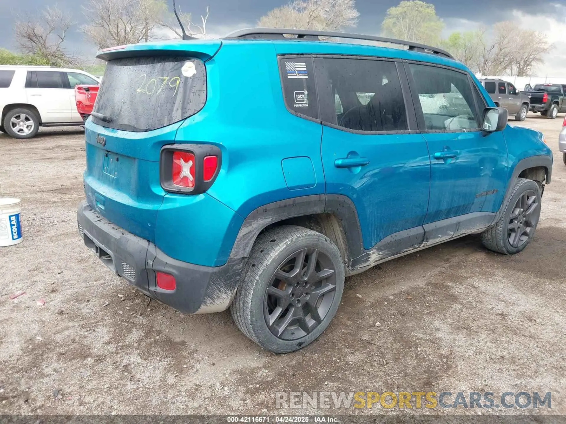4 Фотография поврежденного автомобиля ZACNJDBB6MPM54176 JEEP RENEGADE 2021