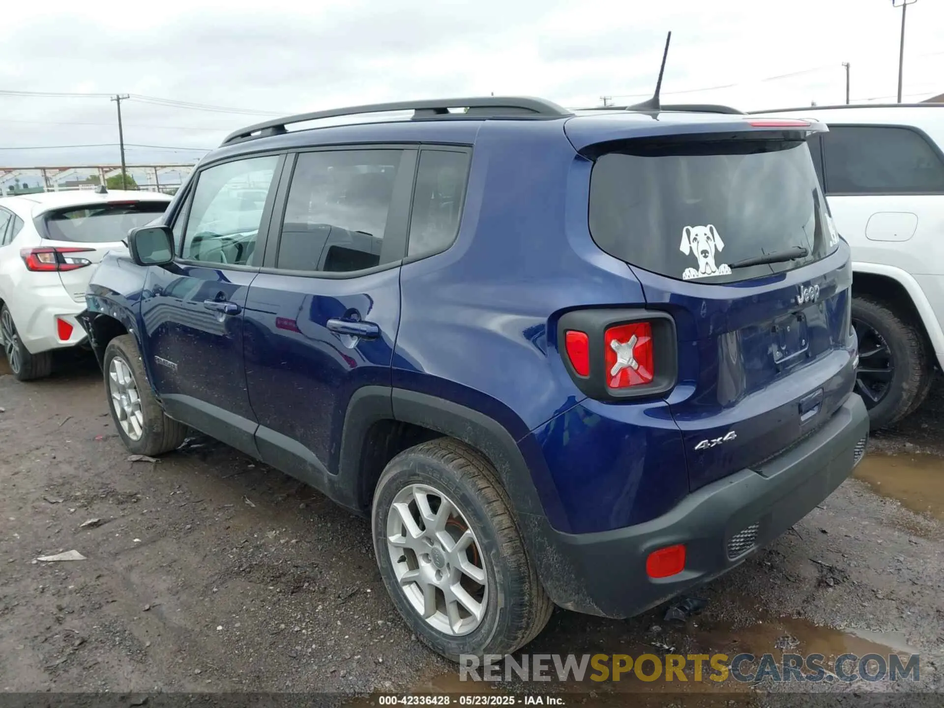 3 Photograph of a damaged car ZACNJDBB6MPN32519 JEEP RENEGADE 2021