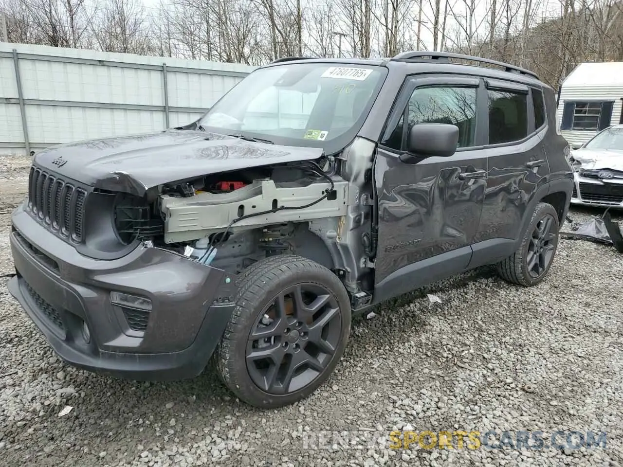 1 Фотография поврежденного автомобиля ZACNJDBB6MPN35310 JEEP RENEGADE 2021