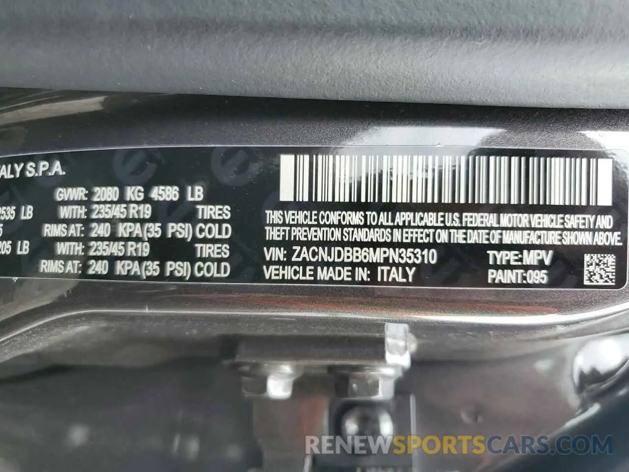 13 Фотография поврежденного автомобиля ZACNJDBB6MPN35310 JEEP RENEGADE 2021