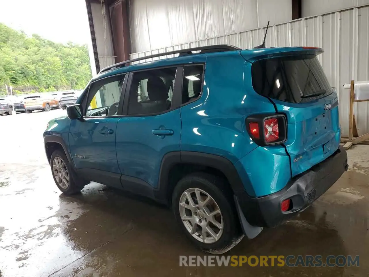 2 Photograph of a damaged car ZACNJDBB7MPM24975 JEEP RENEGADE 2021