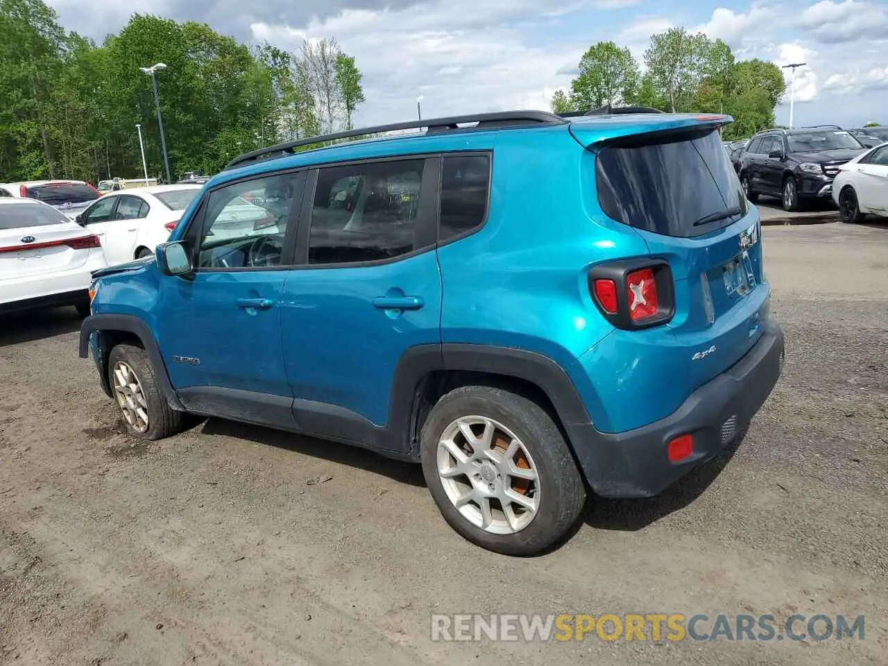2 Photograph of a damaged car ZACNJDBB7MPM43901 JEEP RENEGADE 2021