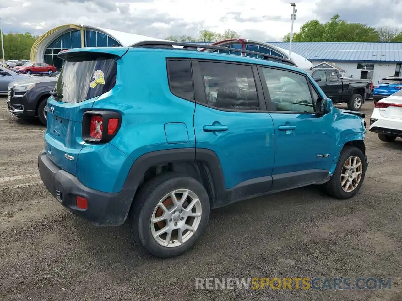 3 Photograph of a damaged car ZACNJDBB7MPM43901 JEEP RENEGADE 2021