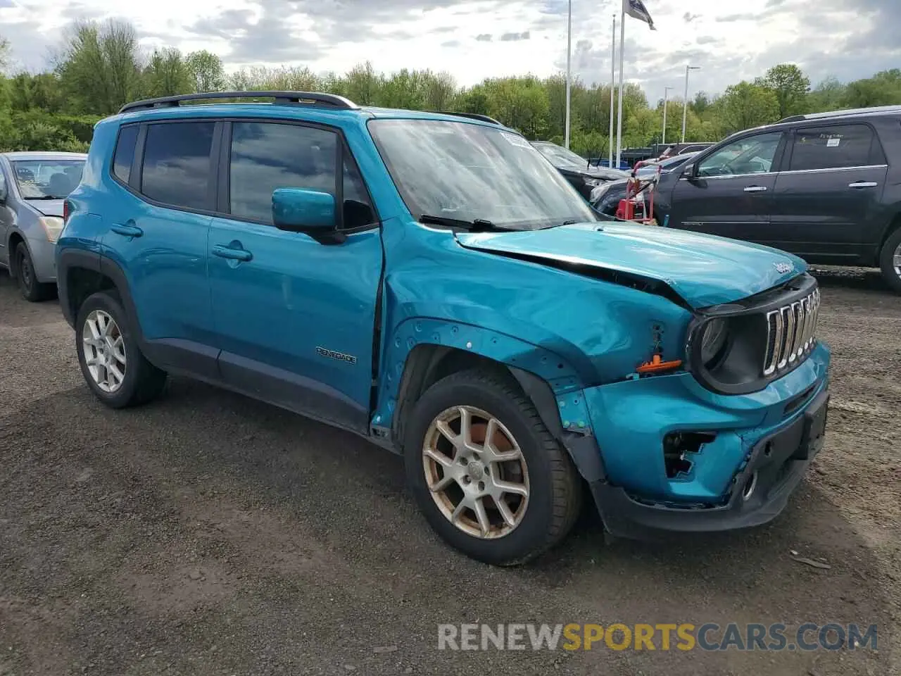 4 Photograph of a damaged car ZACNJDBB7MPM43901 JEEP RENEGADE 2021