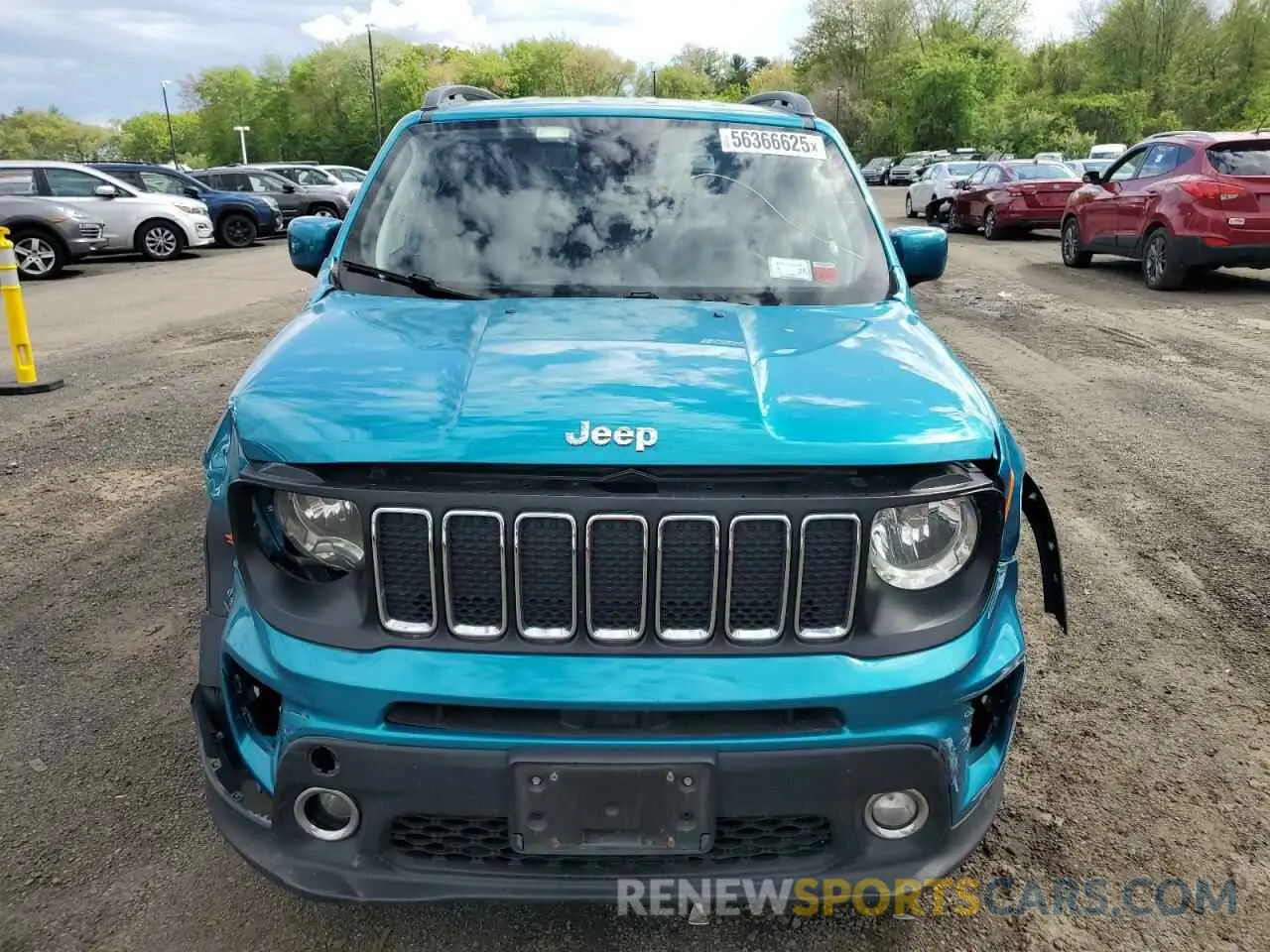 5 Photograph of a damaged car ZACNJDBB7MPM43901 JEEP RENEGADE 2021