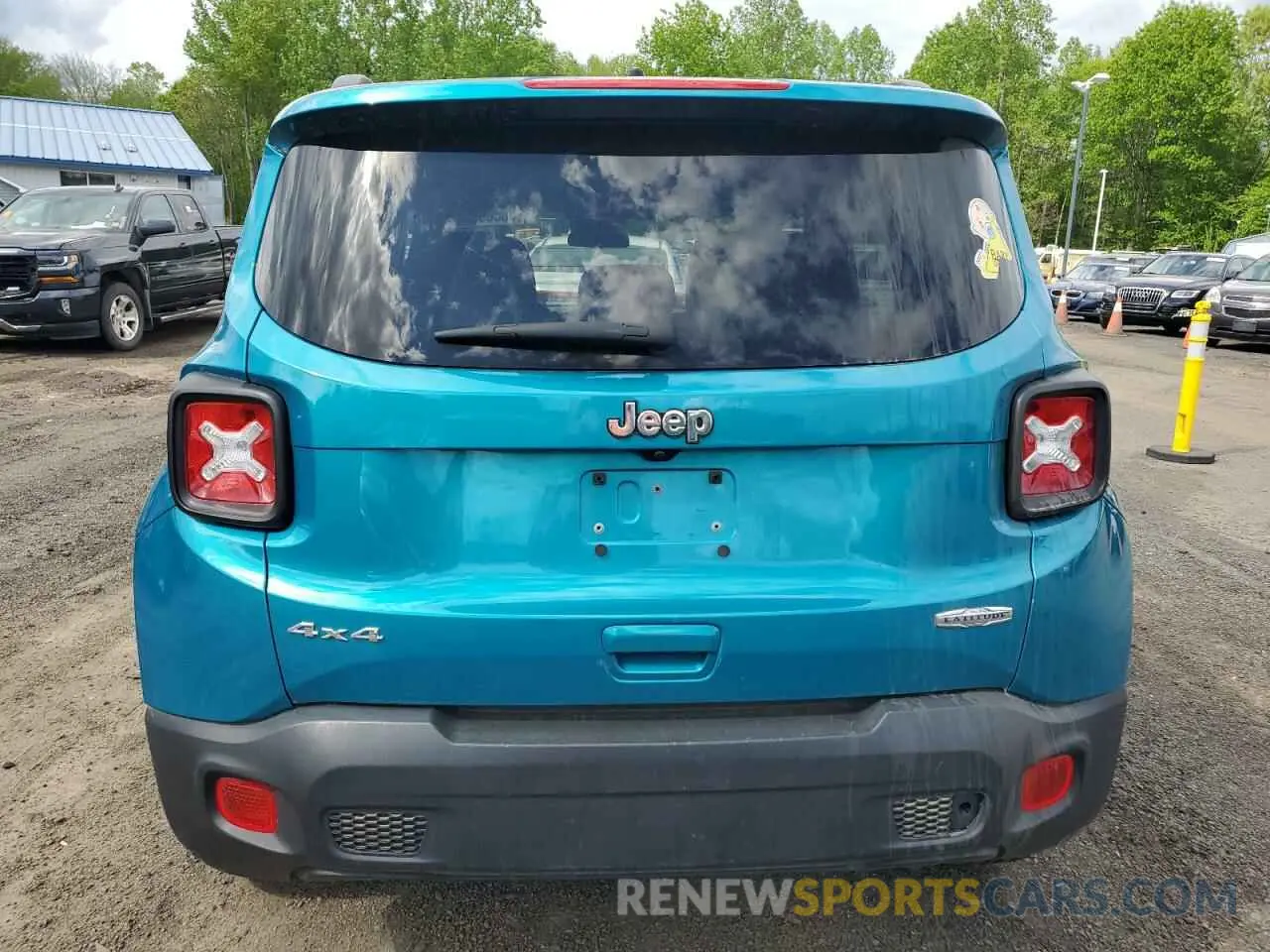 6 Photograph of a damaged car ZACNJDBB7MPM43901 JEEP RENEGADE 2021