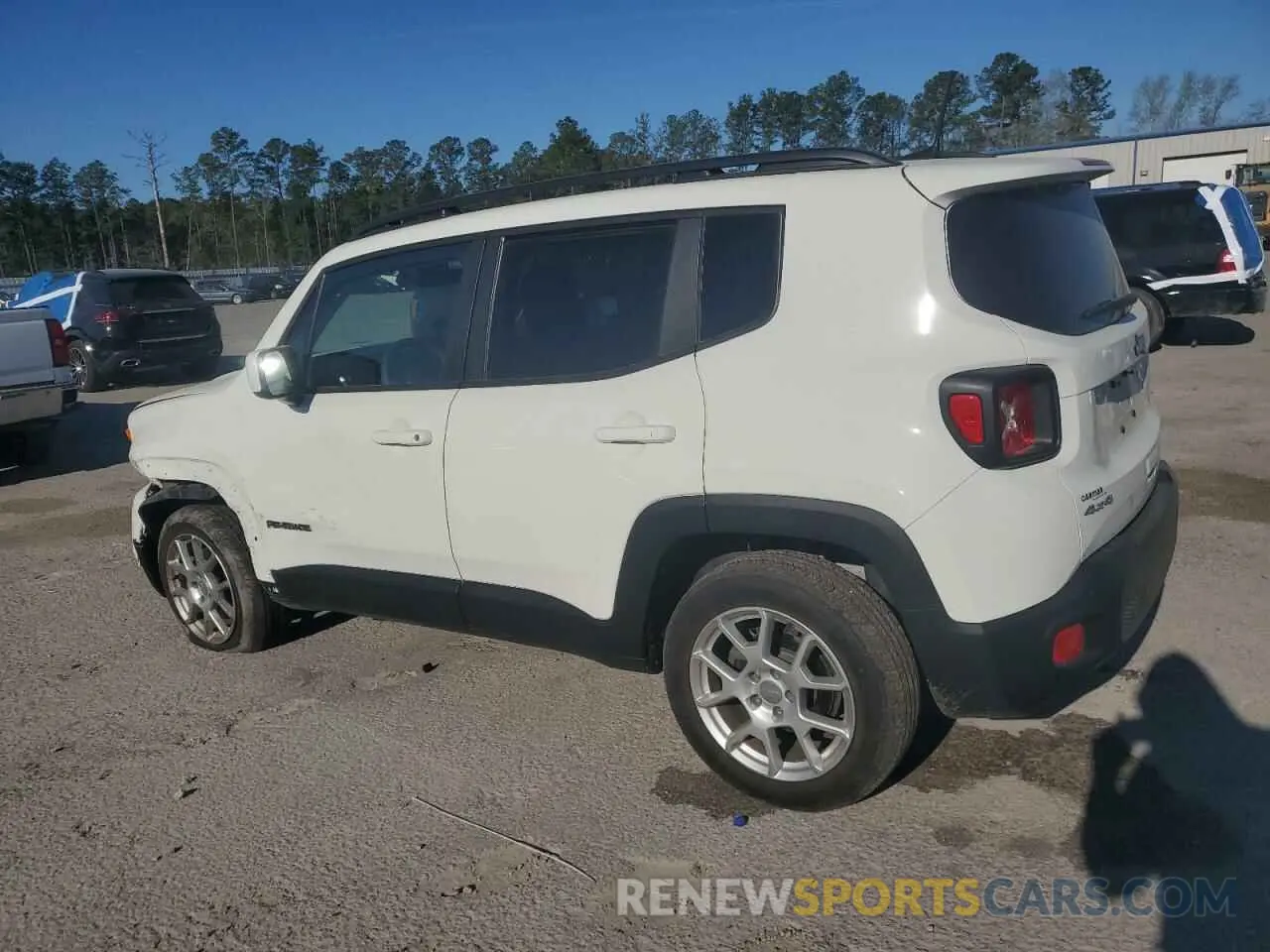 2 Photograph of a damaged car ZACNJDBB7MPM77191 JEEP RENEGADE 2021