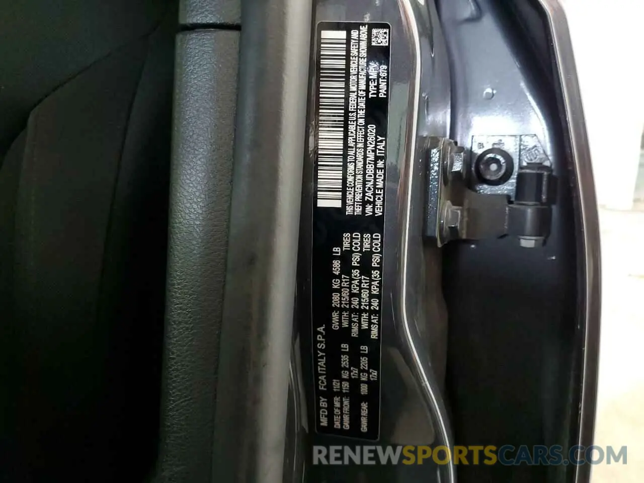 13 Photograph of a damaged car ZACNJDBB7MPN26020 JEEP RENEGADE 2021