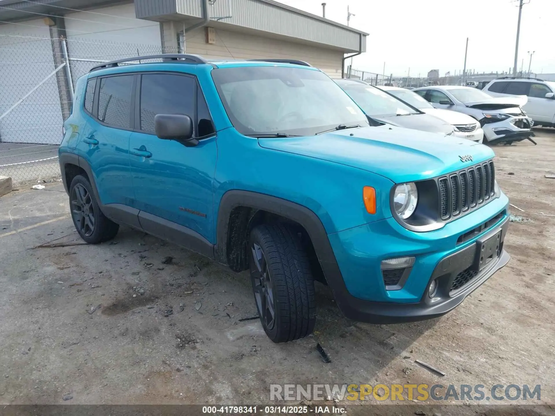 1 Фотография поврежденного автомобиля ZACNJDBB7MPN33405 JEEP RENEGADE 2021