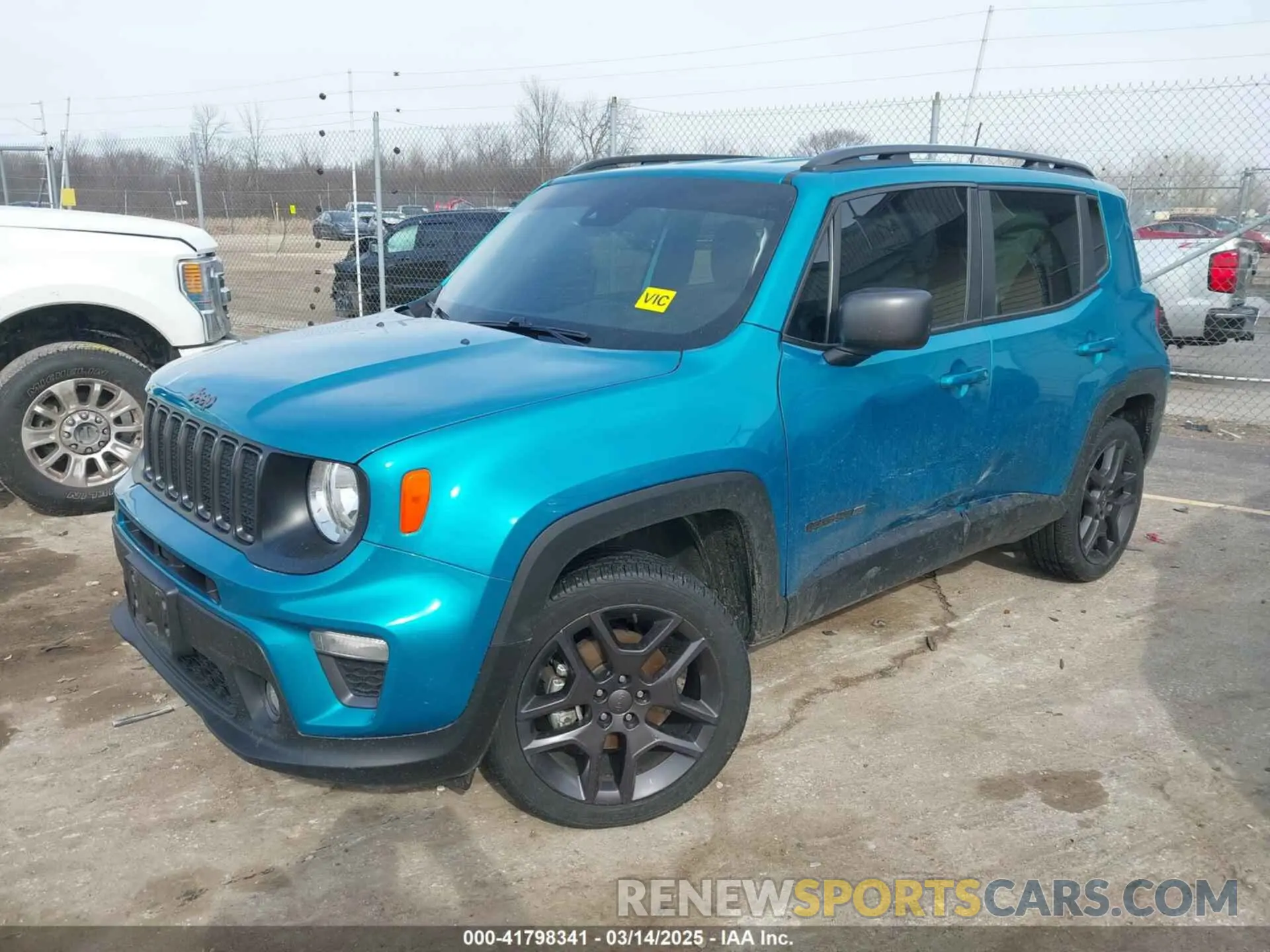 2 Фотография поврежденного автомобиля ZACNJDBB7MPN33405 JEEP RENEGADE 2021
