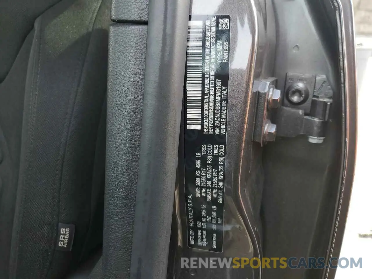 13 Photograph of a damaged car ZACNJDBB8MPM31997 JEEP RENEGADE 2021