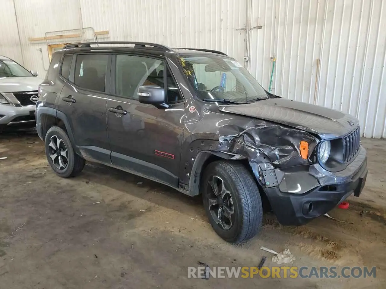 4 Фотография поврежденного автомобиля ZACNJDC11MPM22564 JEEP RENEGADE 2021
