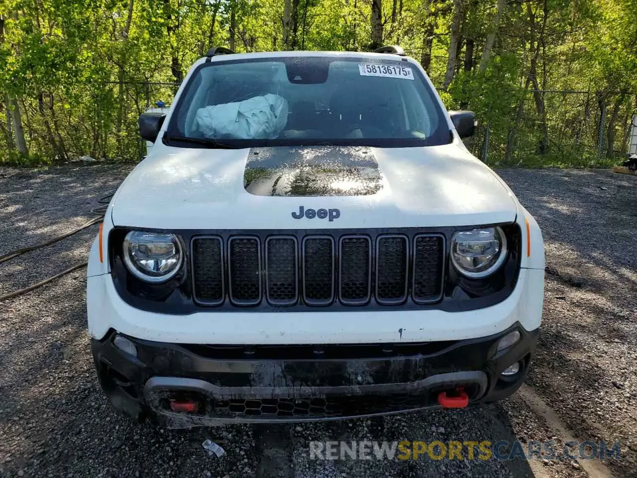 5 Photograph of a damaged car ZACNJDC11MPN24897 JEEP RENEGADE 2021