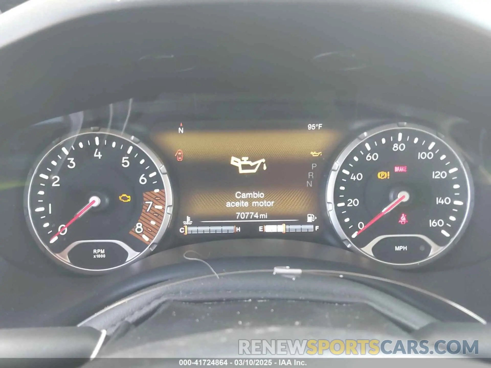 7 Photograph of a damaged car ZACNJDC11MPN25564 JEEP RENEGADE 2021