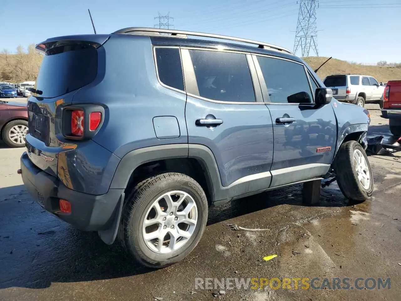 3 Photograph of a damaged car ZACNJDC12MPM31659 JEEP RENEGADE 2021