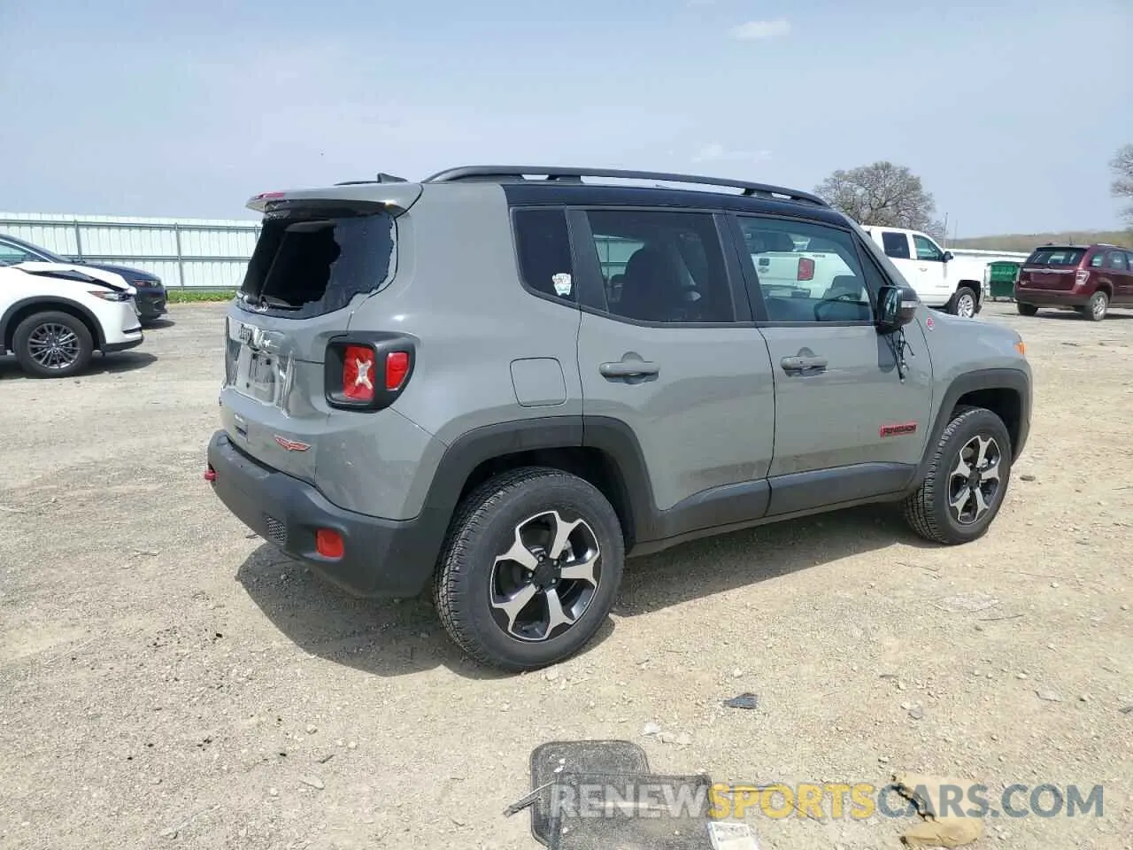 3 Фотография поврежденного автомобиля ZACNJDC14MPN35358 JEEP RENEGADE 2021