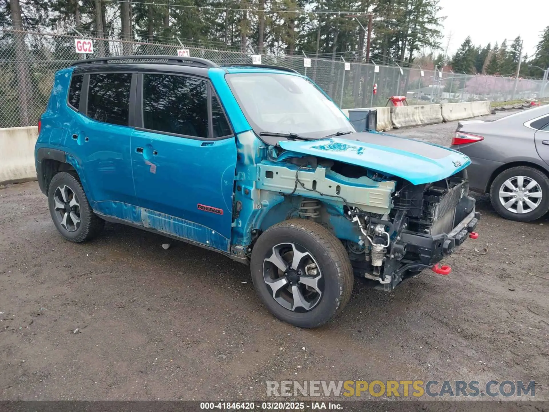 1 Фотография поврежденного автомобиля ZACNJDC15MPN30461 JEEP RENEGADE 2021