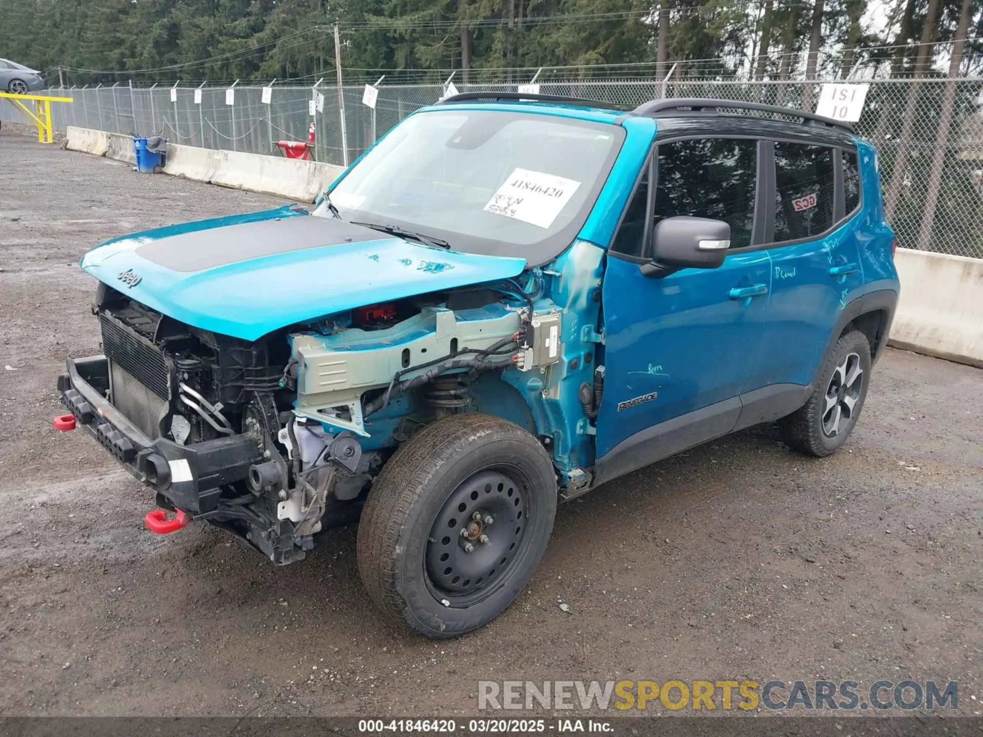 2 Фотография поврежденного автомобиля ZACNJDC15MPN30461 JEEP RENEGADE 2021