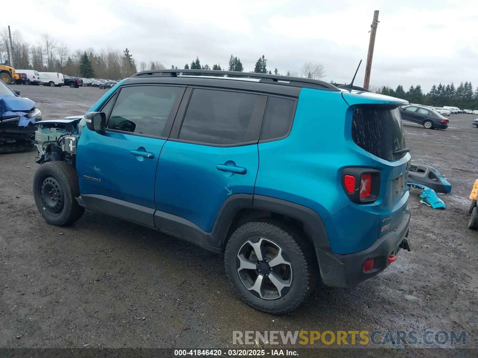 3 Фотография поврежденного автомобиля ZACNJDC15MPN30461 JEEP RENEGADE 2021