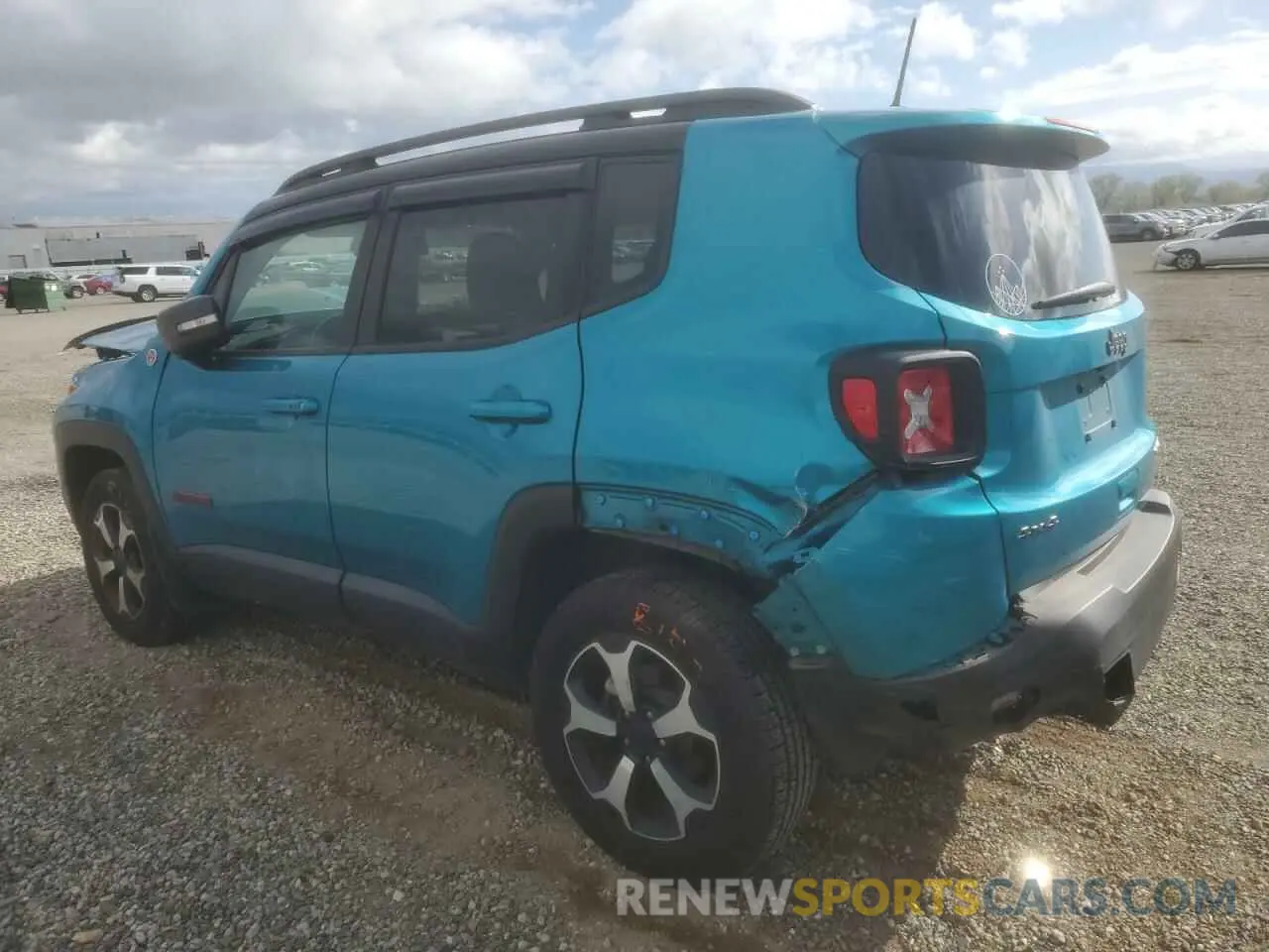 2 Фотография поврежденного автомобиля ZACNJDC16MPM10006 JEEP RENEGADE 2021