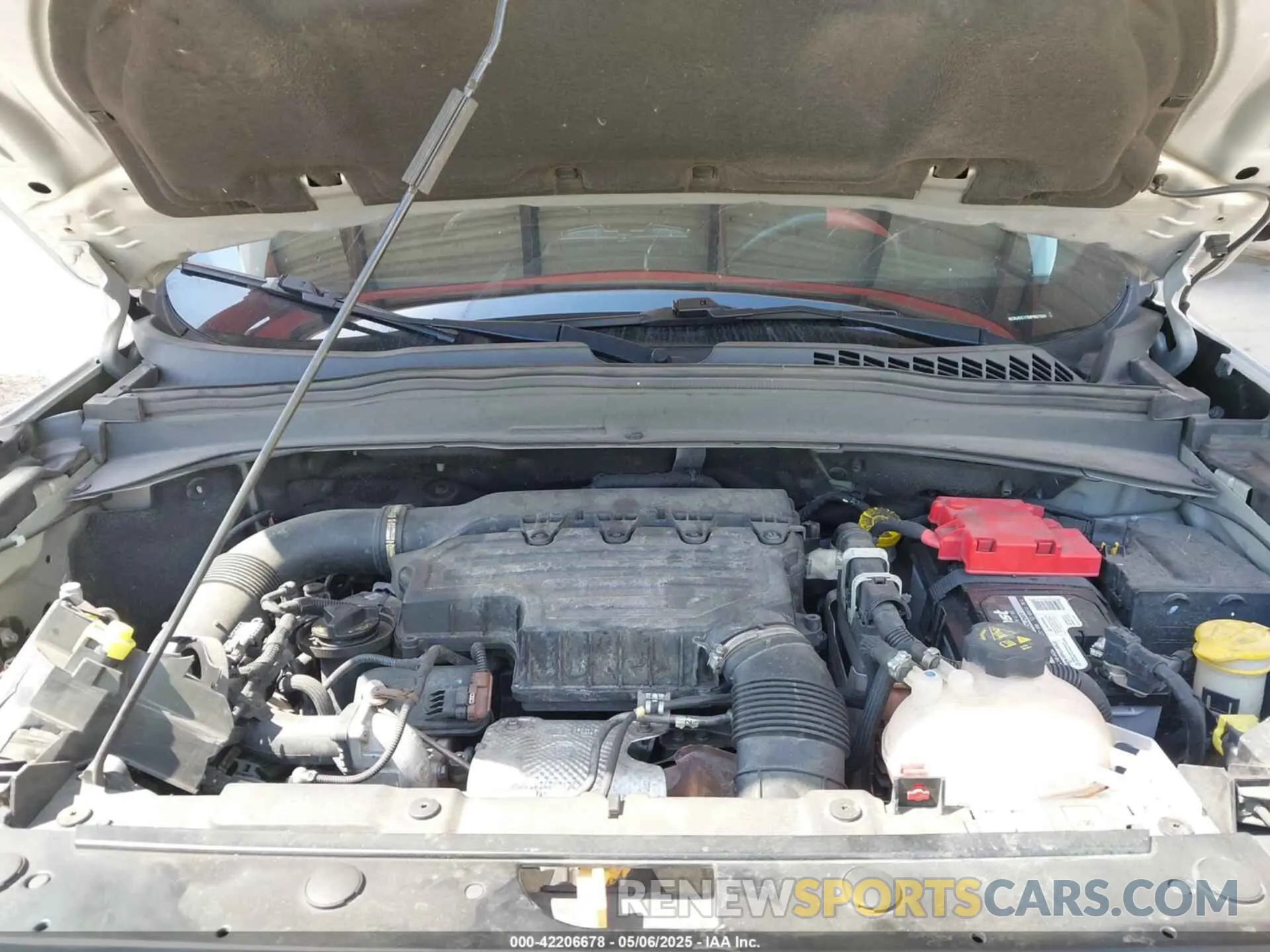 10 Photograph of a damaged car ZACNJDC17MPN27500 JEEP RENEGADE 2021