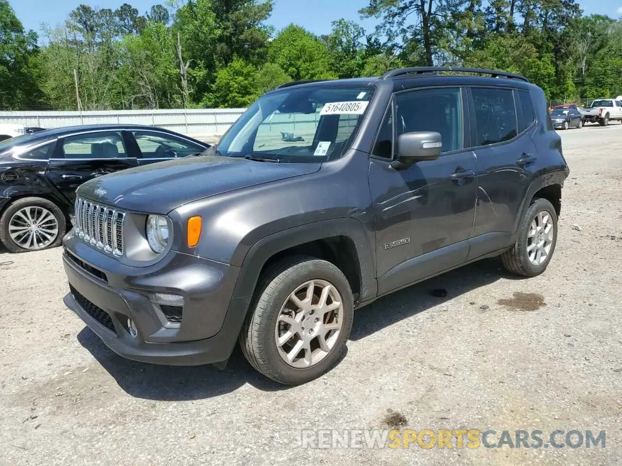 1 Photograph of a damaged car ZACNJDD10MPM11411 JEEP RENEGADE 2021
