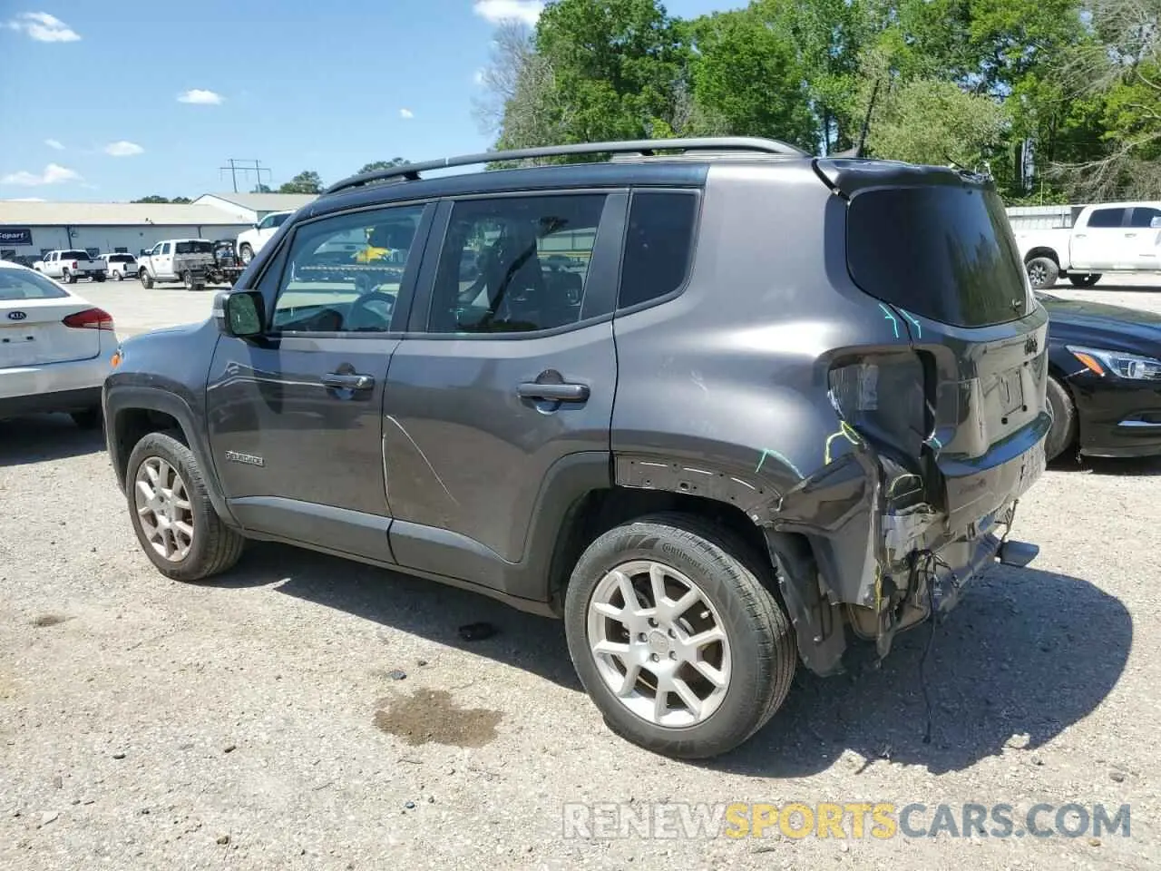 2 Photograph of a damaged car ZACNJDD10MPM11411 JEEP RENEGADE 2021
