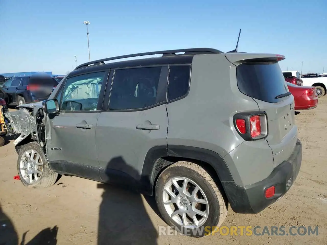 2 Фотография поврежденного автомобиля ZACNJDD14MPM42239 JEEP RENEGADE 2021