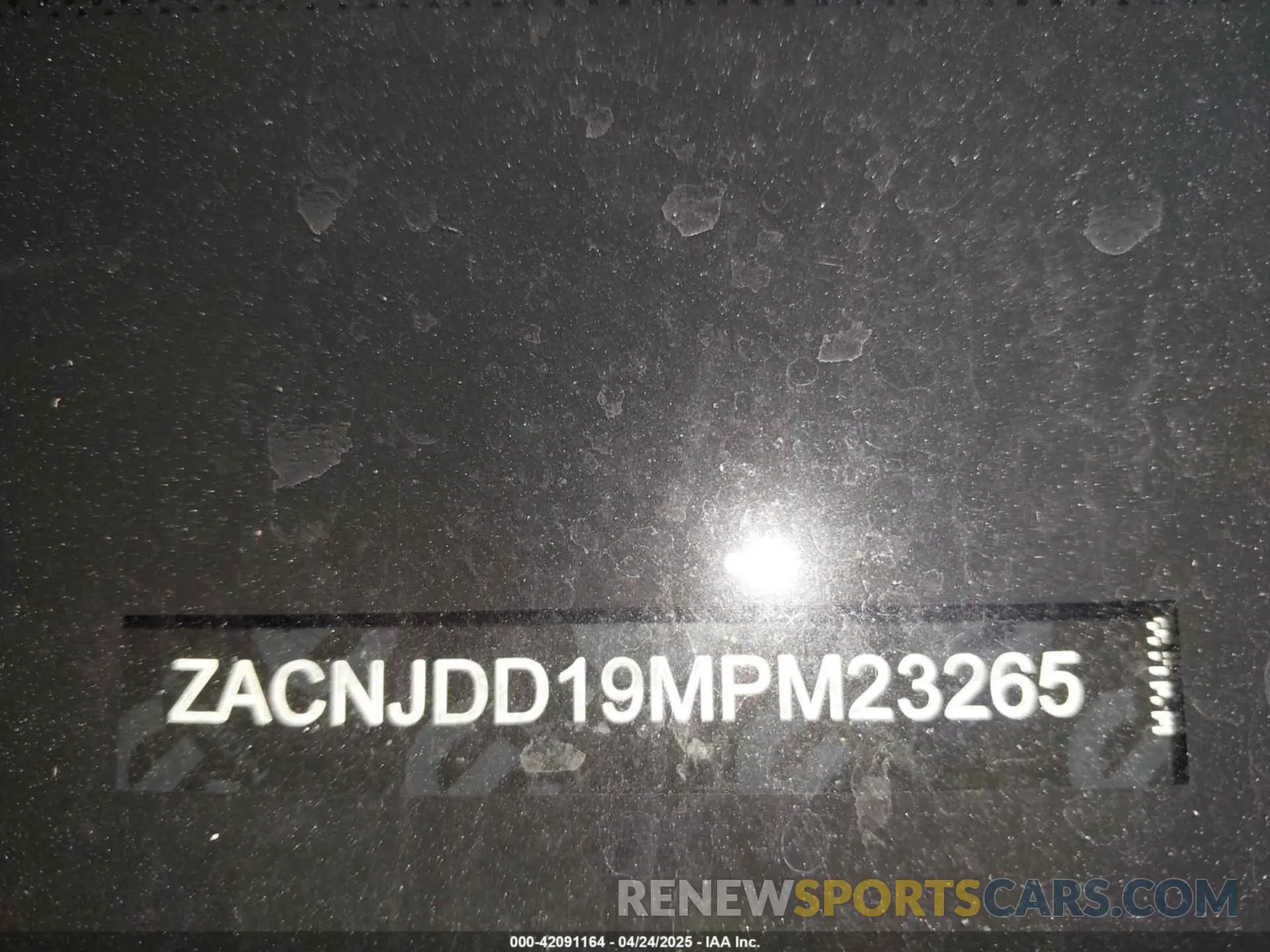 21 Фотография поврежденного автомобиля ZACNJDD19MPM23265 JEEP RENEGADE 2021