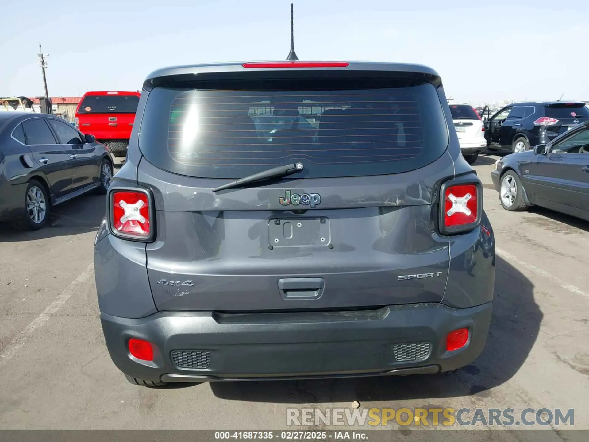 16 Фотография поврежденного автомобиля ZACNJDA13NPN99458 JEEP RENEGADE 2022