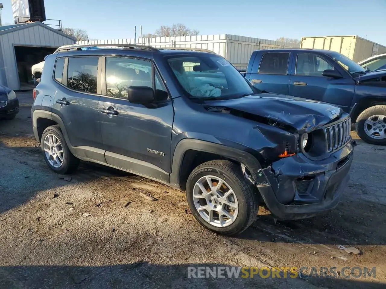 4 Photograph of a damaged car ZACNJDA15NPN60578 JEEP RENEGADE 2022