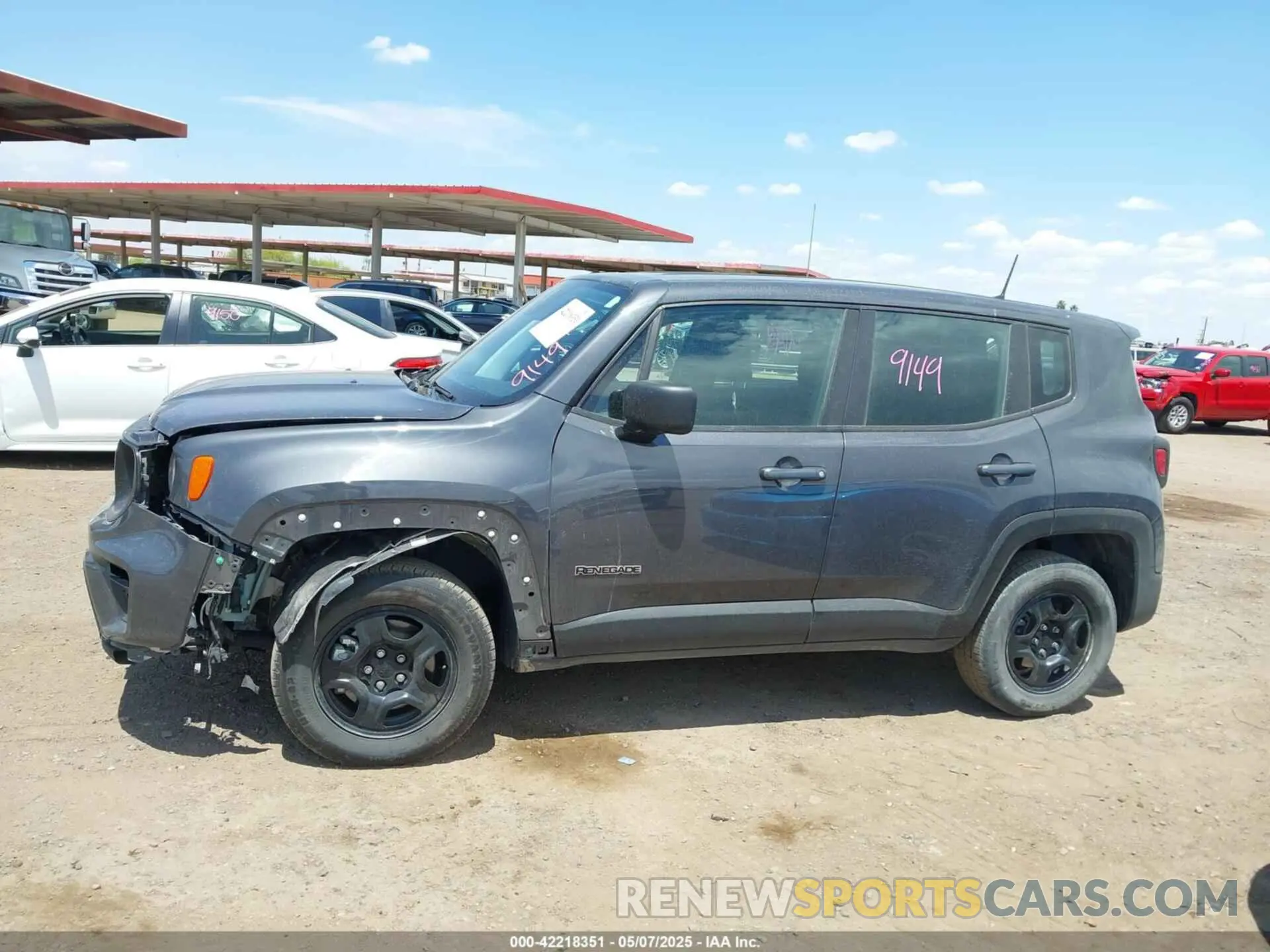 14 Фотография поврежденного автомобиля ZACNJDA15NPP00581 JEEP RENEGADE 2022
