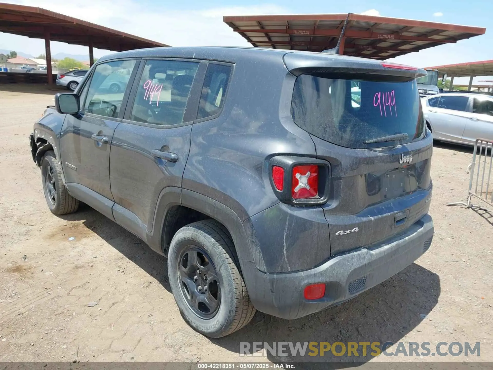 3 Фотография поврежденного автомобиля ZACNJDA15NPP00581 JEEP RENEGADE 2022
