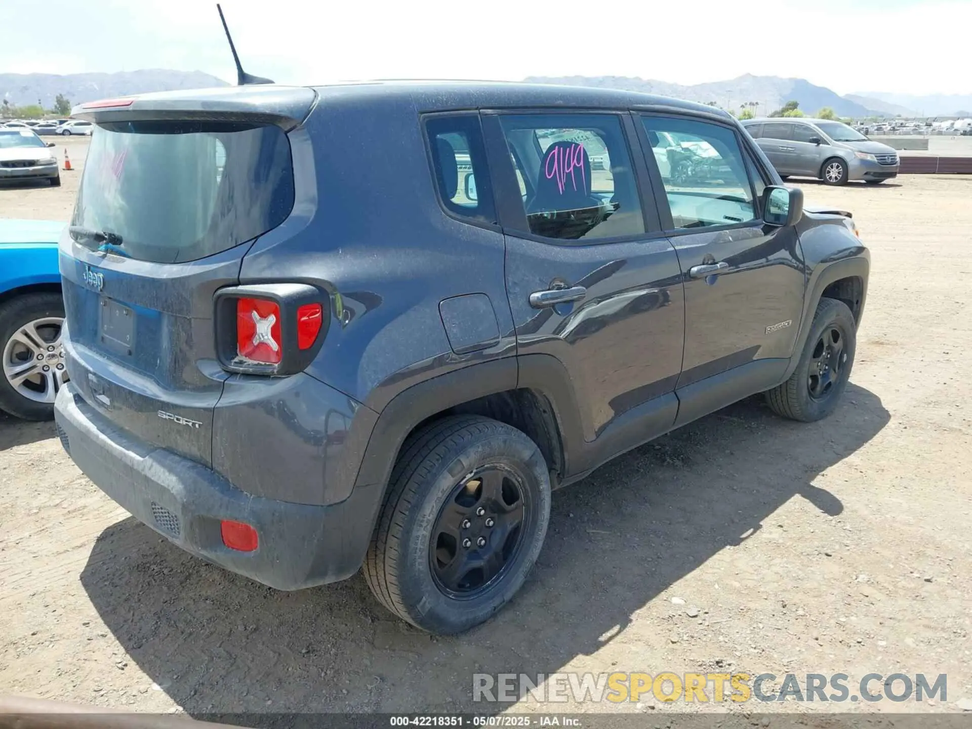 4 Фотография поврежденного автомобиля ZACNJDA15NPP00581 JEEP RENEGADE 2022