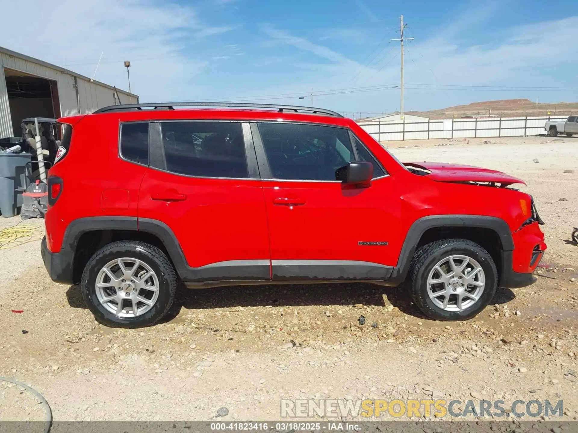 13 Photograph of a damaged car ZACNJDA19NPN47543 JEEP RENEGADE 2022