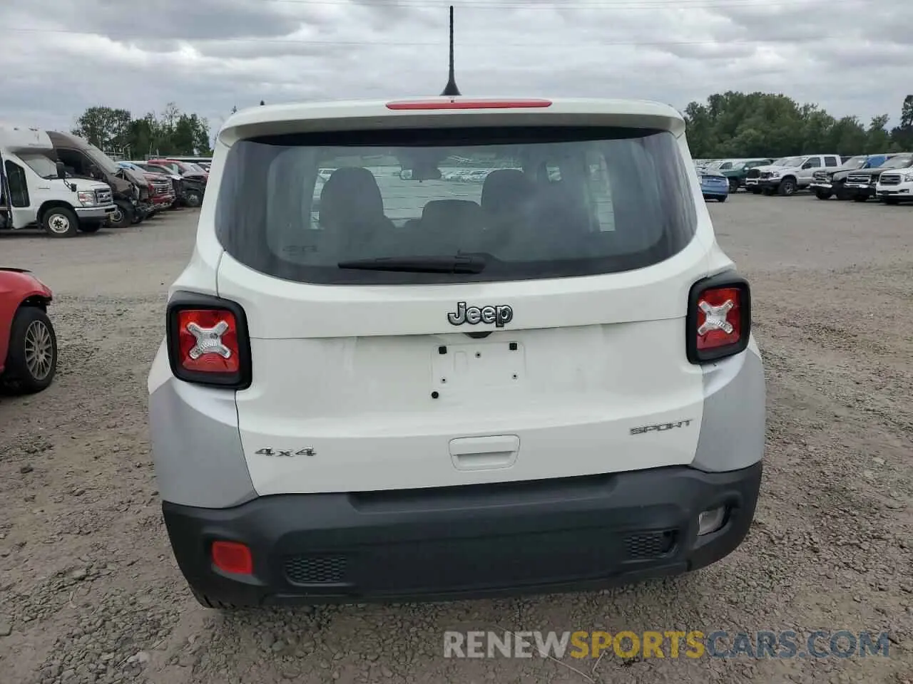 6 Photograph of a damaged car ZACNJDA1XNPN52105 JEEP RENEGADE 2022