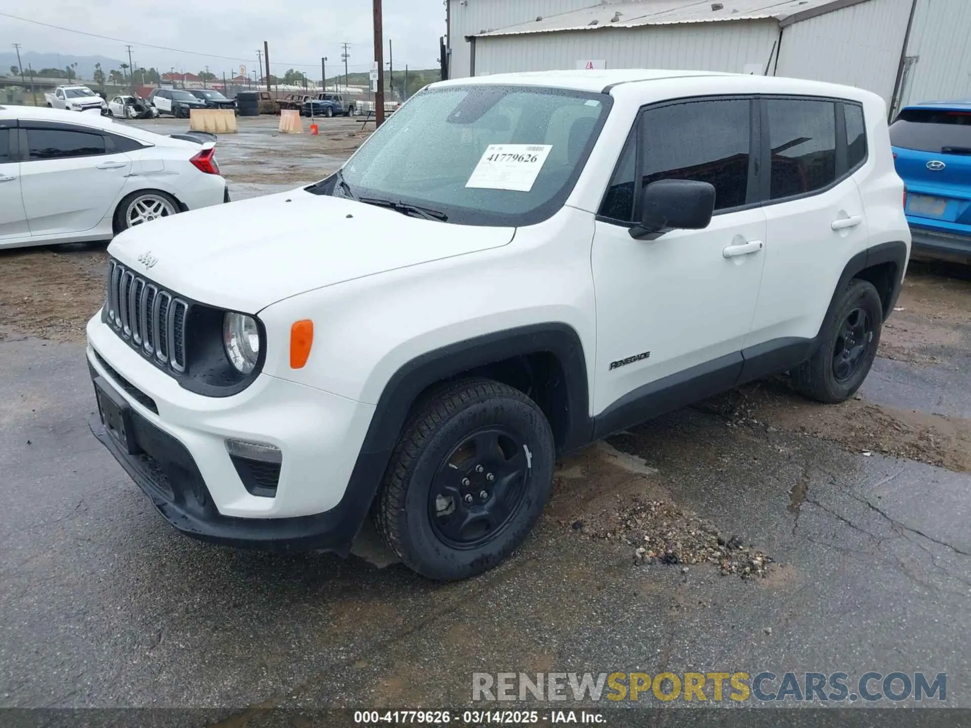 2 Photograph of a damaged car ZACNJDA1XNPN56686 JEEP RENEGADE 2022