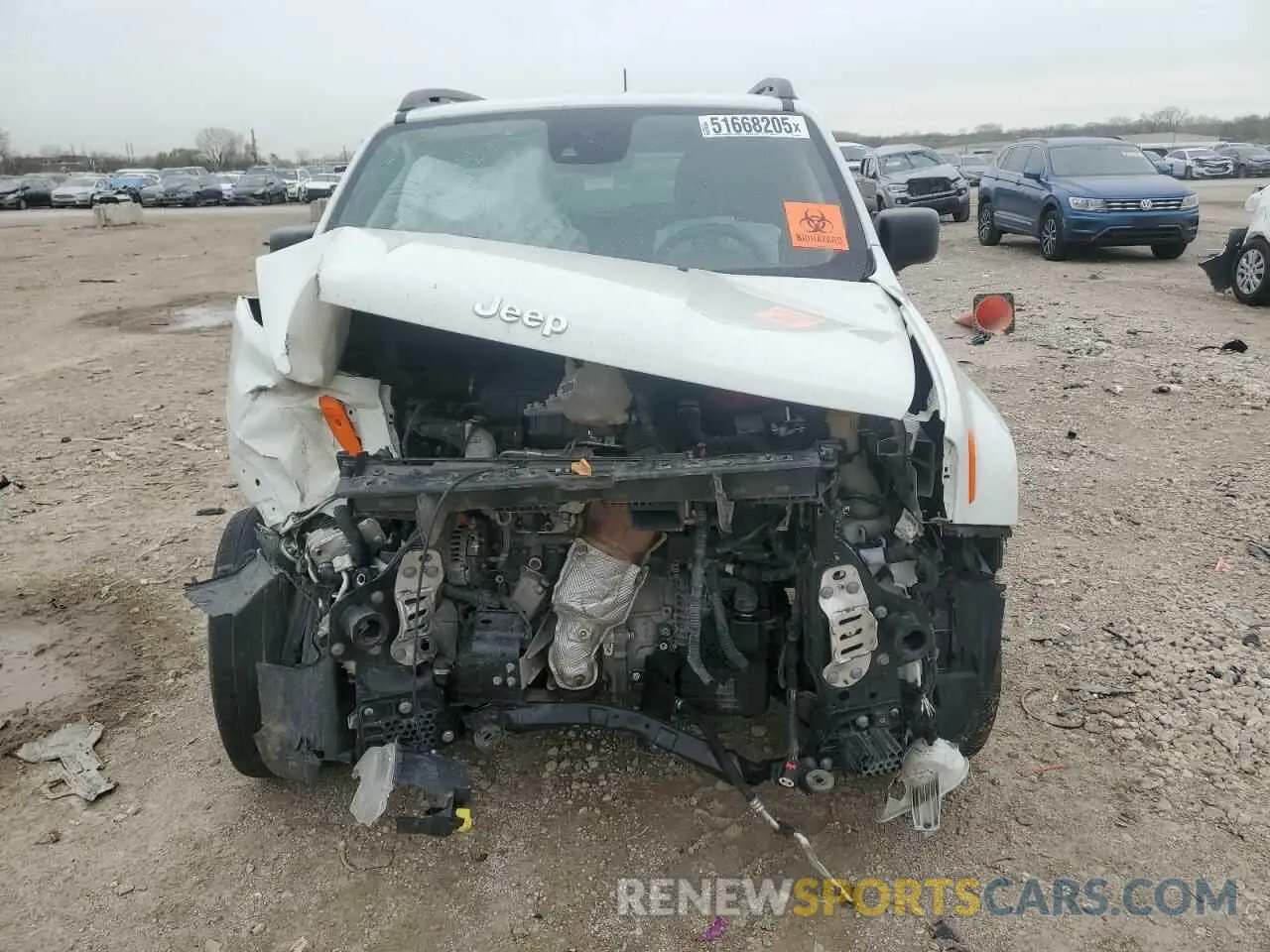 5 Photograph of a damaged car ZACNJDB11NPN84052 JEEP RENEGADE 2022