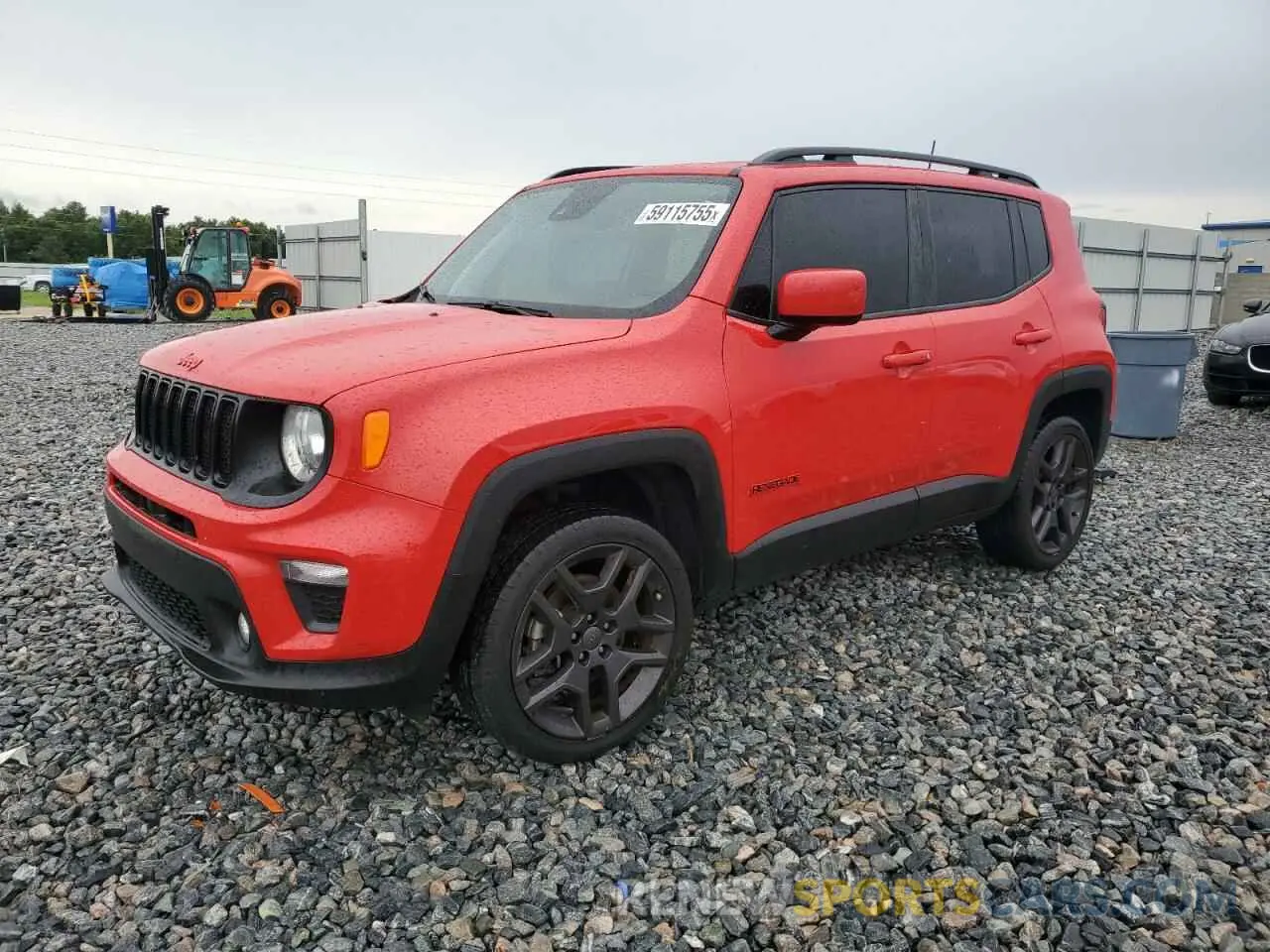 1 Photograph of a damaged car ZACNJDB12NPN86800 JEEP RENEGADE 2022