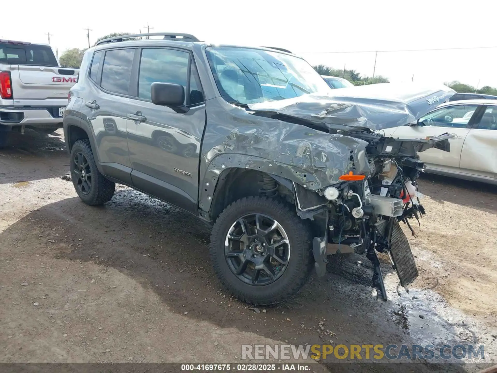1 Фотография поврежденного автомобиля ZACNJDB17NPN48608 JEEP RENEGADE 2022