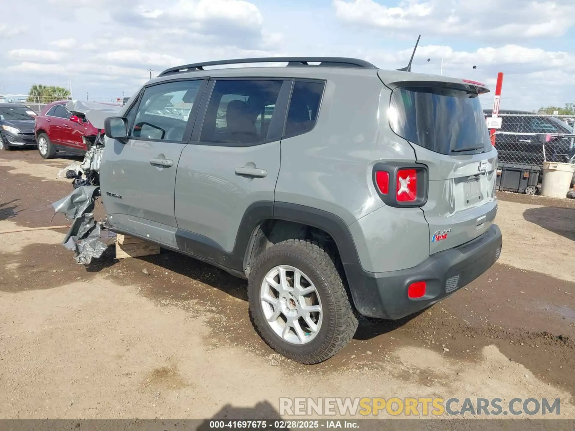 3 Фотография поврежденного автомобиля ZACNJDB17NPN48608 JEEP RENEGADE 2022