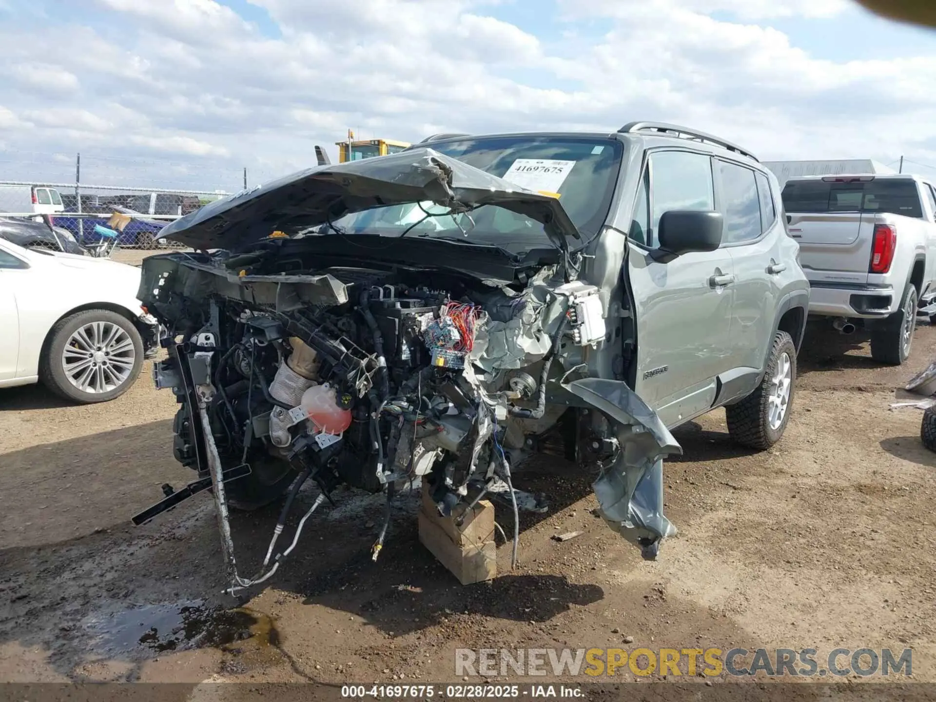 6 Фотография поврежденного автомобиля ZACNJDB17NPN48608 JEEP RENEGADE 2022